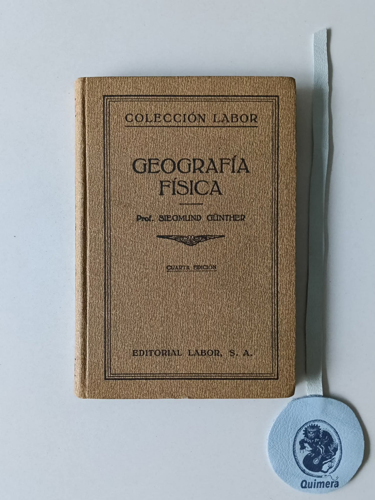 GÜNTHER (Siegmund). - GEOGRAFÍA FÍSICA