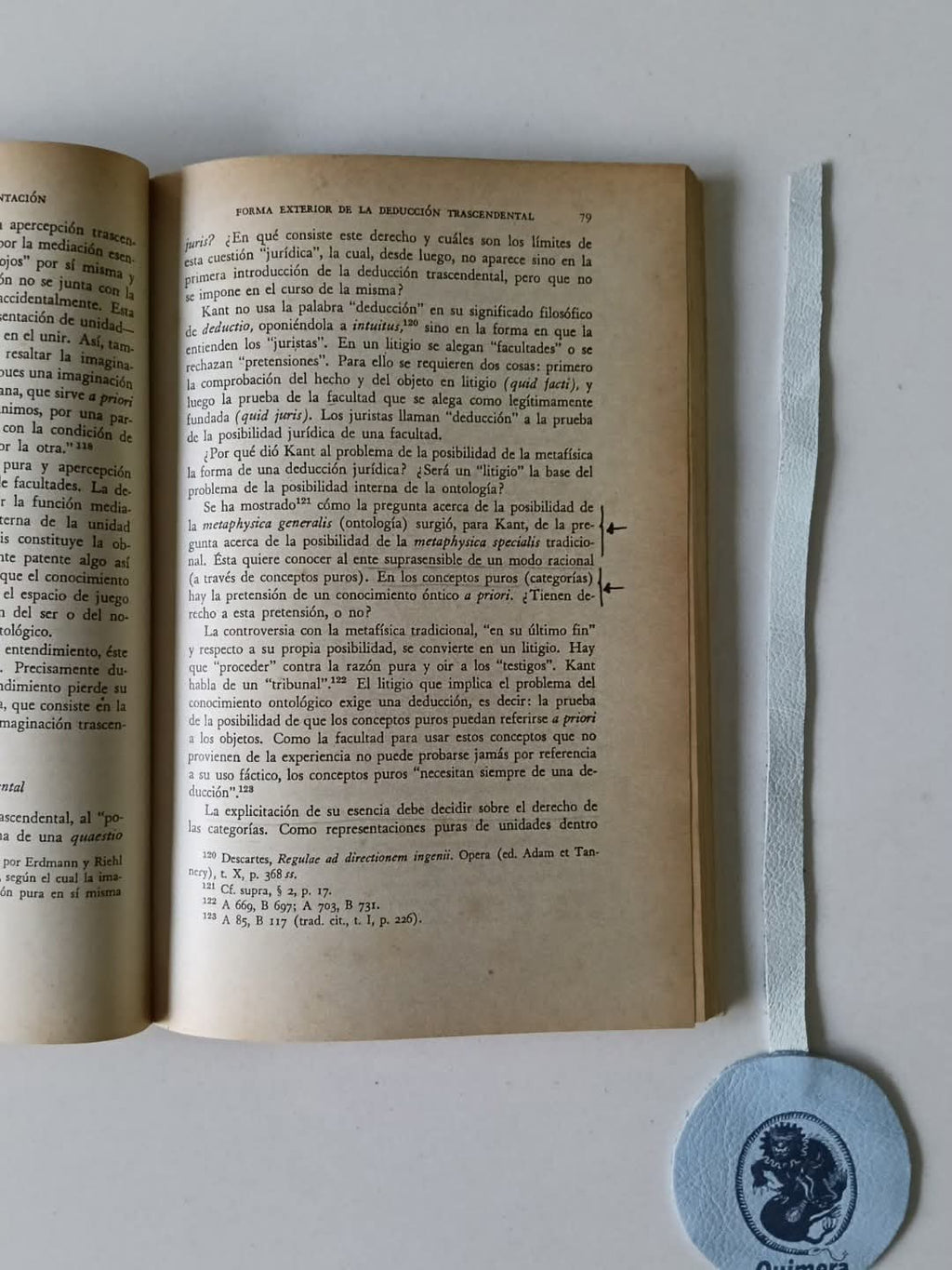 HEIDEGGER (Martin). - KANT Y EL PROBLEMA DE LA METAFISICA