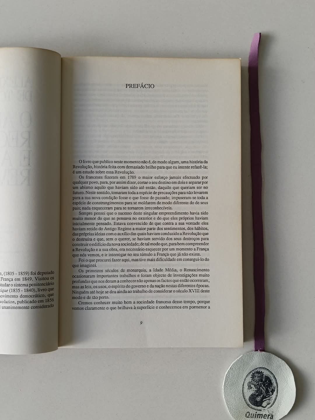 TOCQUEVILLE (Alexis de). - O ANTIGO REGIME E A REVOLUÇÃO