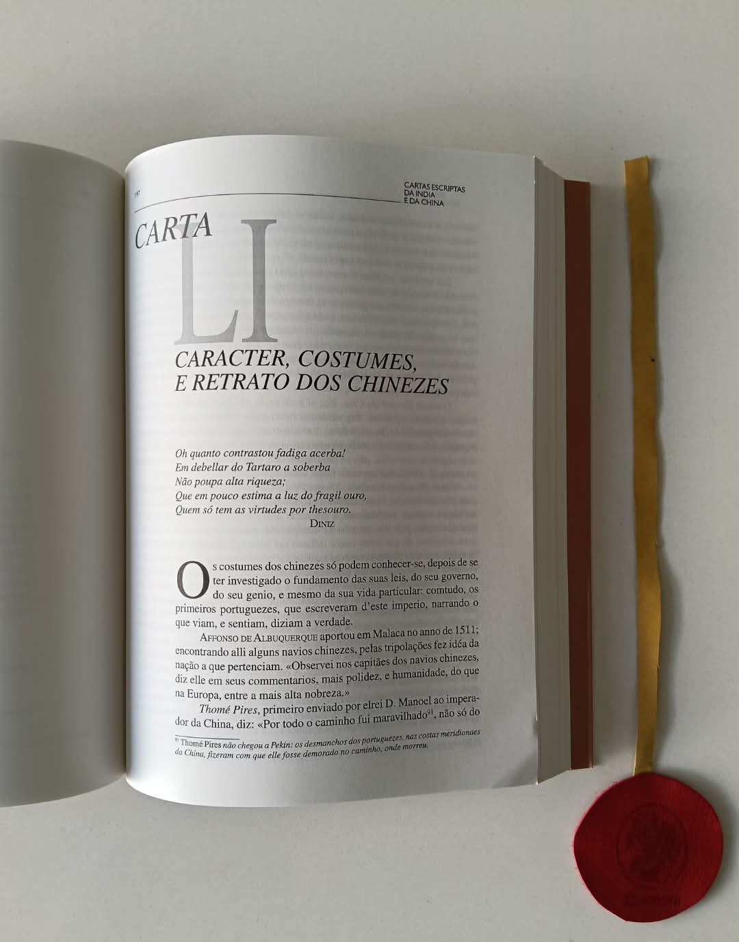 ANDRADE (José Ignacio de). - CARTAS ESCRIPTAS DA INDIA E DA CHINA