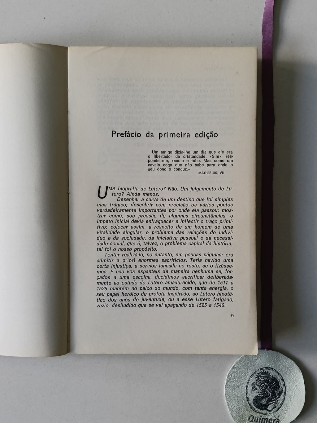 FEBVRE (Lucien). - MARTINHO LUTERO: Um destino