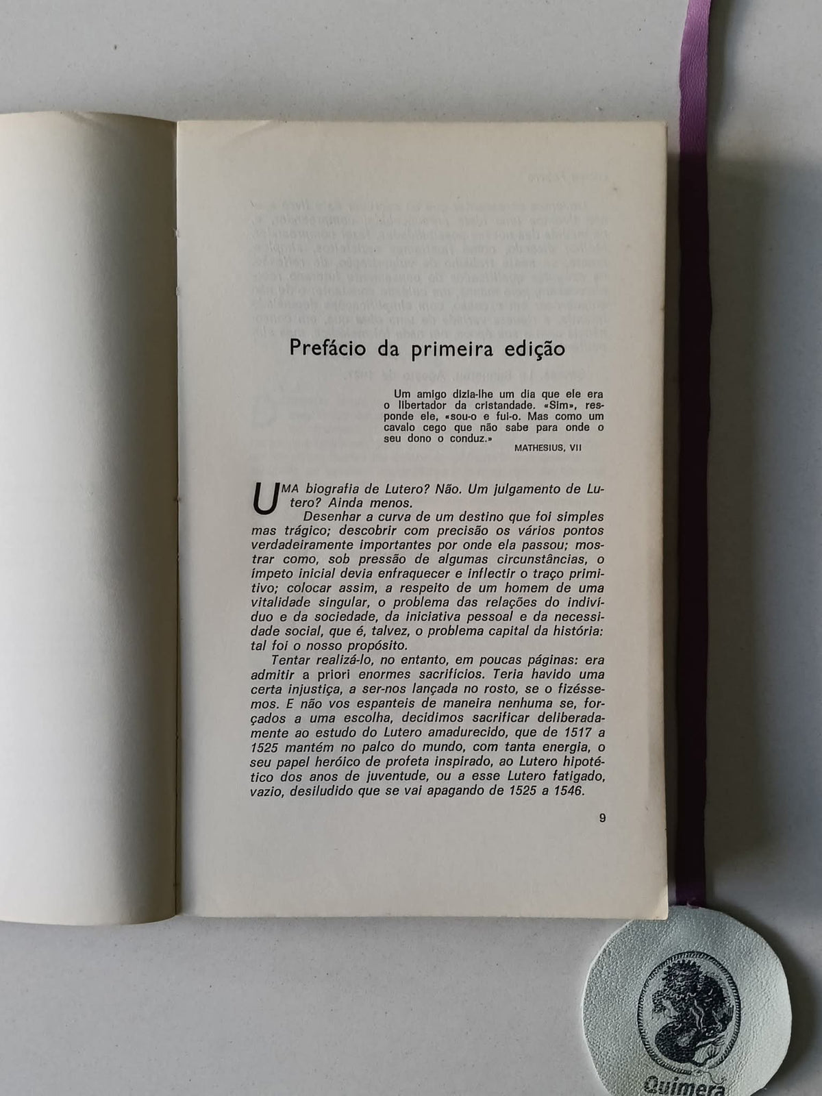 FEBVRE (Lucien). - MARTINHO LUTERO: Um destino