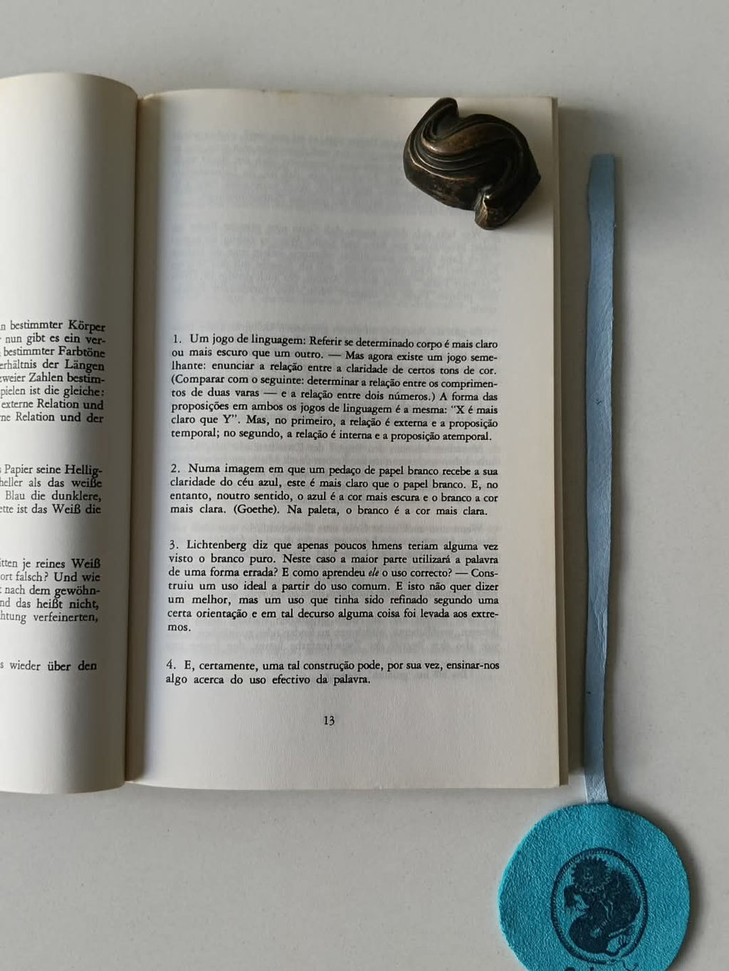 WITTGENSTEIN (Ludwig). - ANOTAÇÕES SOBRE AS CORES