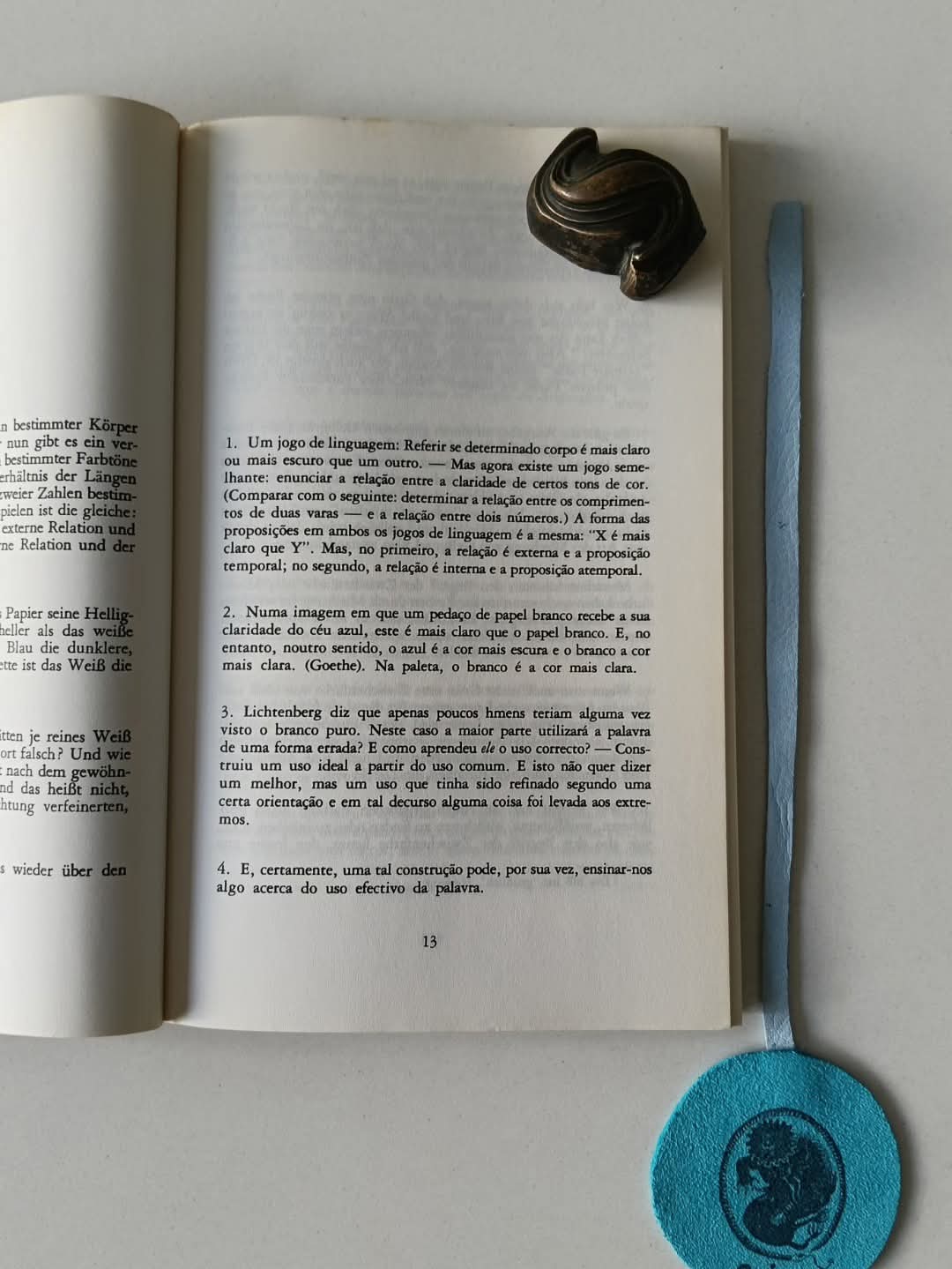 WITTGENSTEIN (Ludwig). - ANOTAÇÕES SOBRE AS CORES