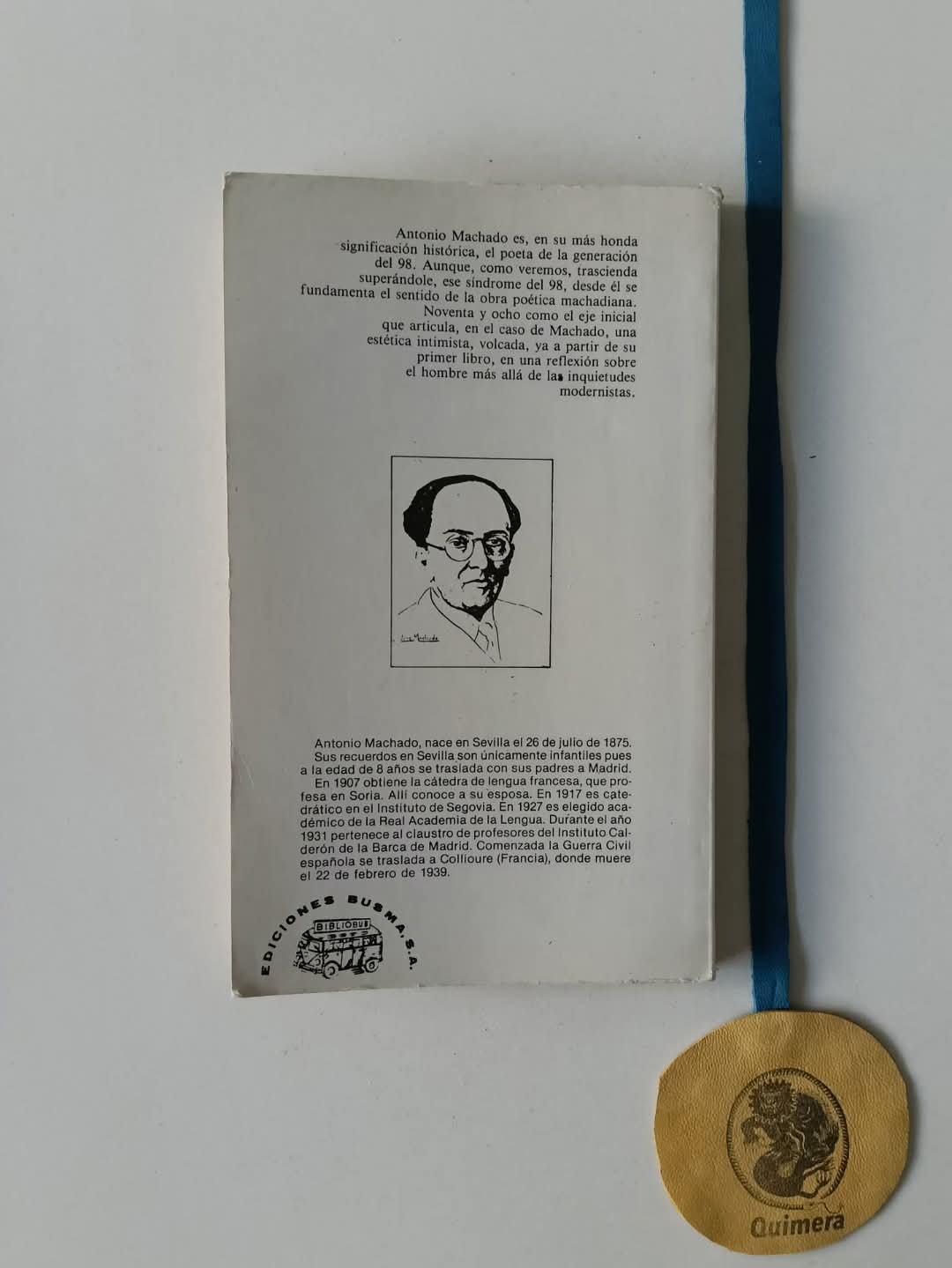 MACHADO (Antonio). - SOLEDADES/POESIAS DE LA GUERRA