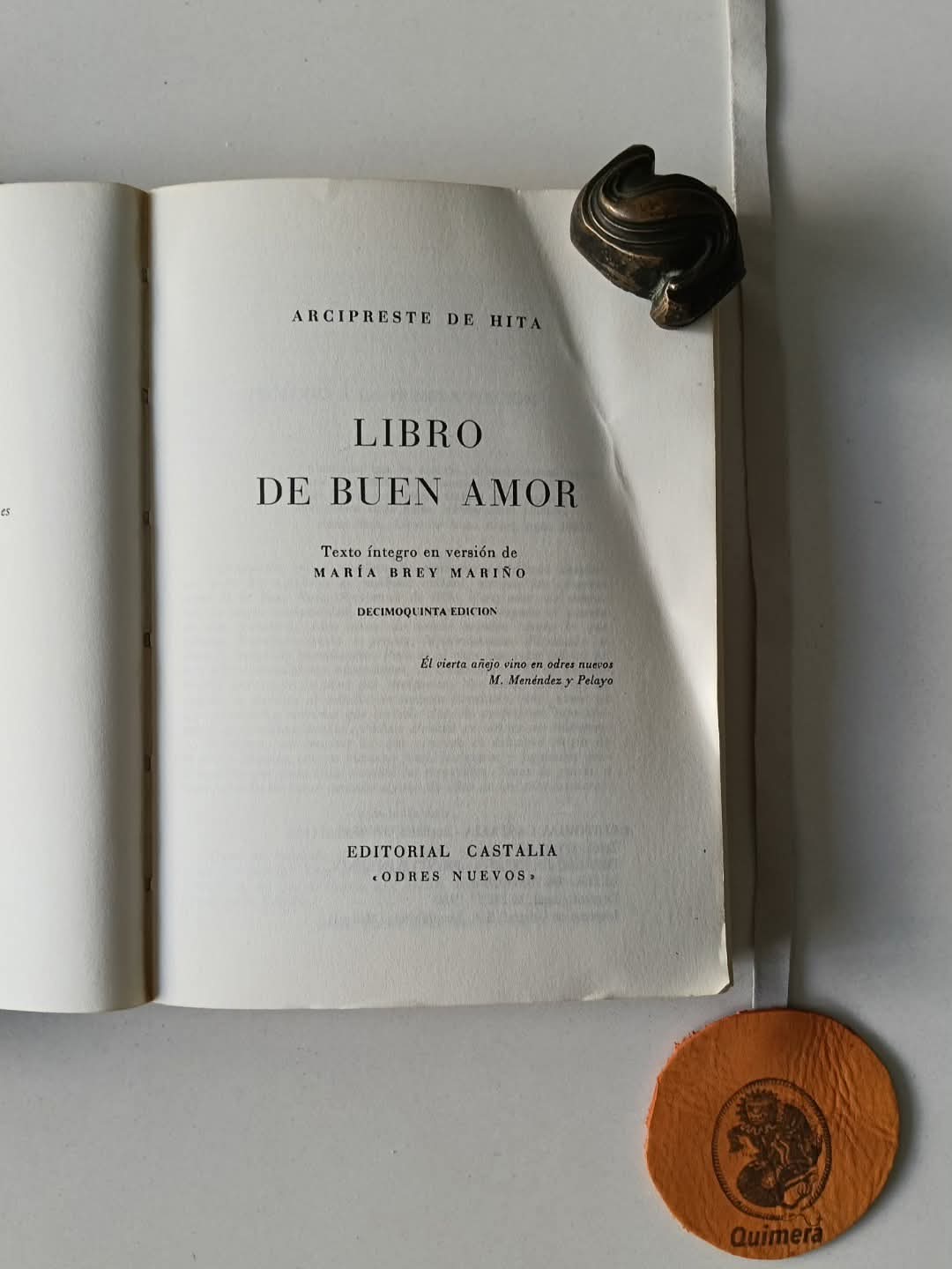 HITA (Juan Ruiz Arcipreste de). - LIBRO DE BUEN AMOR