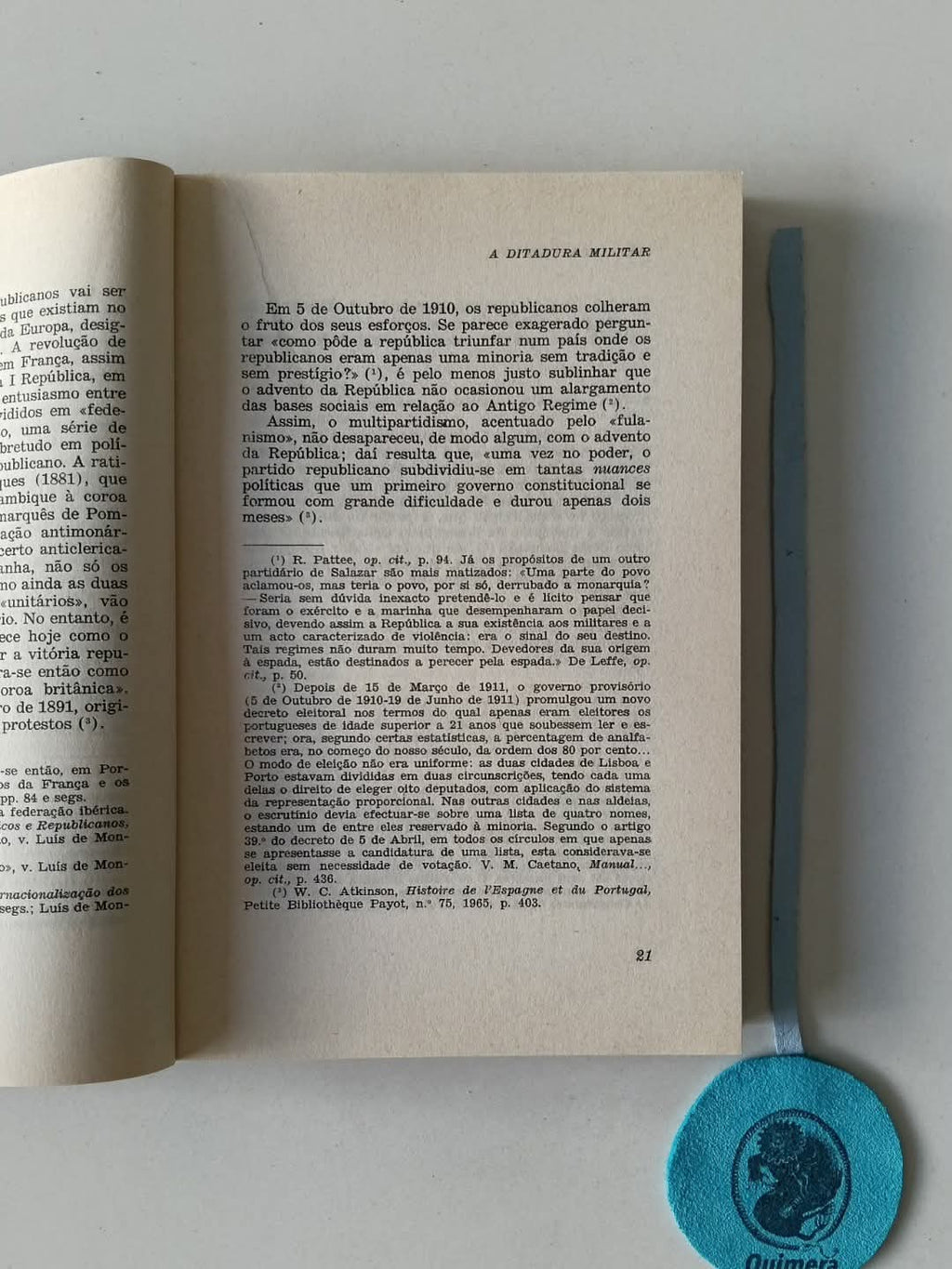 CAMPINOS (Jorge). - A DITADURA MILITAR 1926/1933