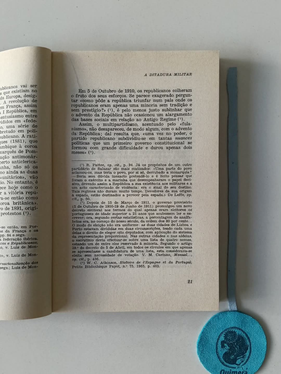 CAMPINOS (Jorge). - A DITADURA MILITAR 1926/1933