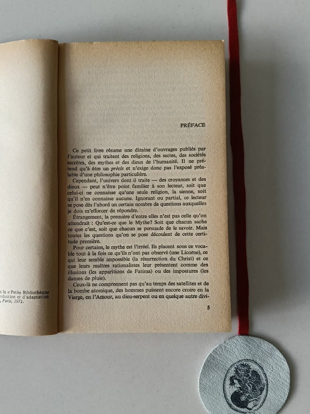 PICHON (Jean-Charles). - HISTOIRE DES MYTHS