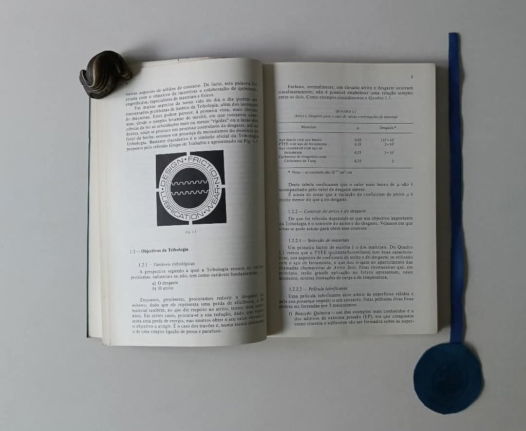 SILVA (F. A. Pina da). - TRIBOLOGIA, I Volume - Noções Gerais
