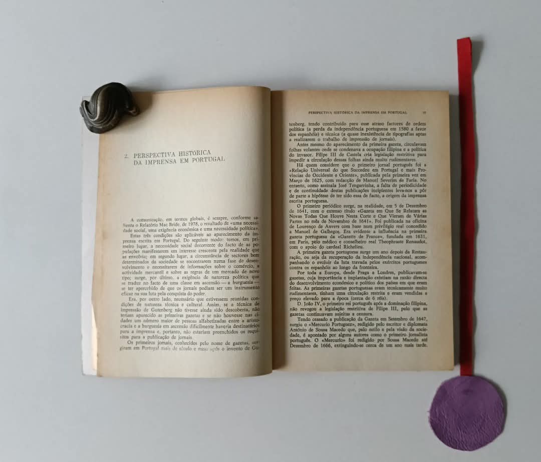LETRIA (José Jorge) e GOULÃO (José). - NOÇÕES DE JORNALISMO: História e Técnica