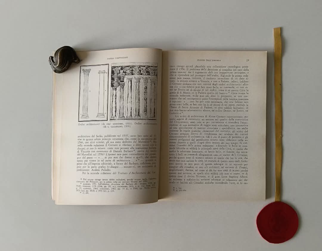 CORNARO (Alvise). - SCRITTI SULL'ARCHITETTURA