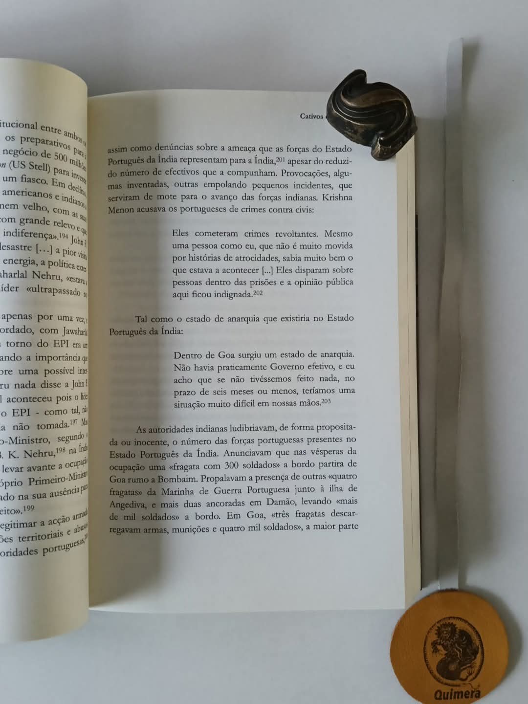 ROQUE (Diogo). - CATIVOS DA ÍNDIA.