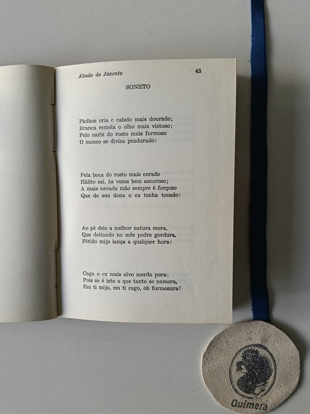 COSTA (António Péricles da) e COSTA (Isabel Maria da). - OS MELHORES AUTORES DA POESIA PORTUGUESA ERÓTICA E SATÍRICA DO SÉC. XVIII