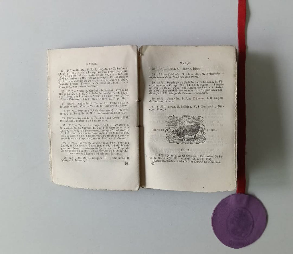 CASTILHO (Alexandre Magno de). - ALMANACH DE LEMBRANÇAS LUSO-BRASILEIRO PARA 1857