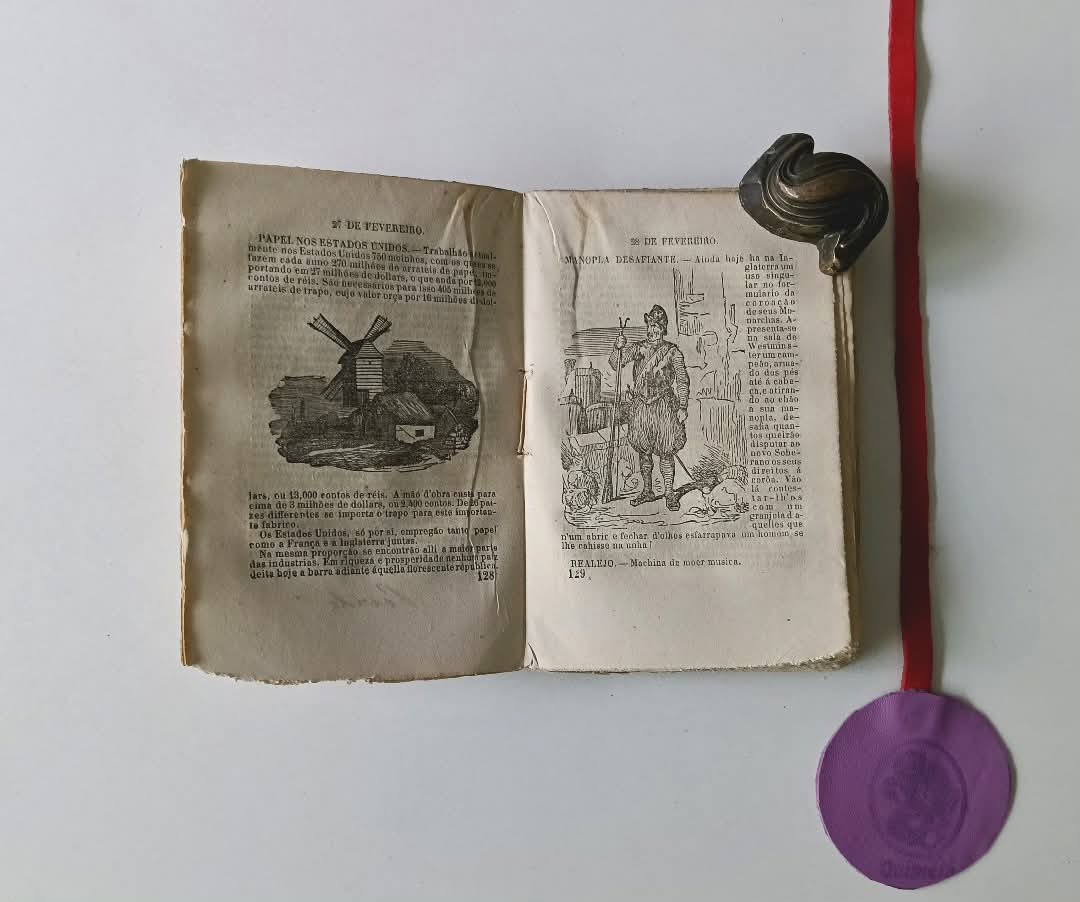 CASTILHO (Alexandre Magno de). - ALMANACH DE LEMBRANÇAS LUSO-BRASILEIRO PARA 1857