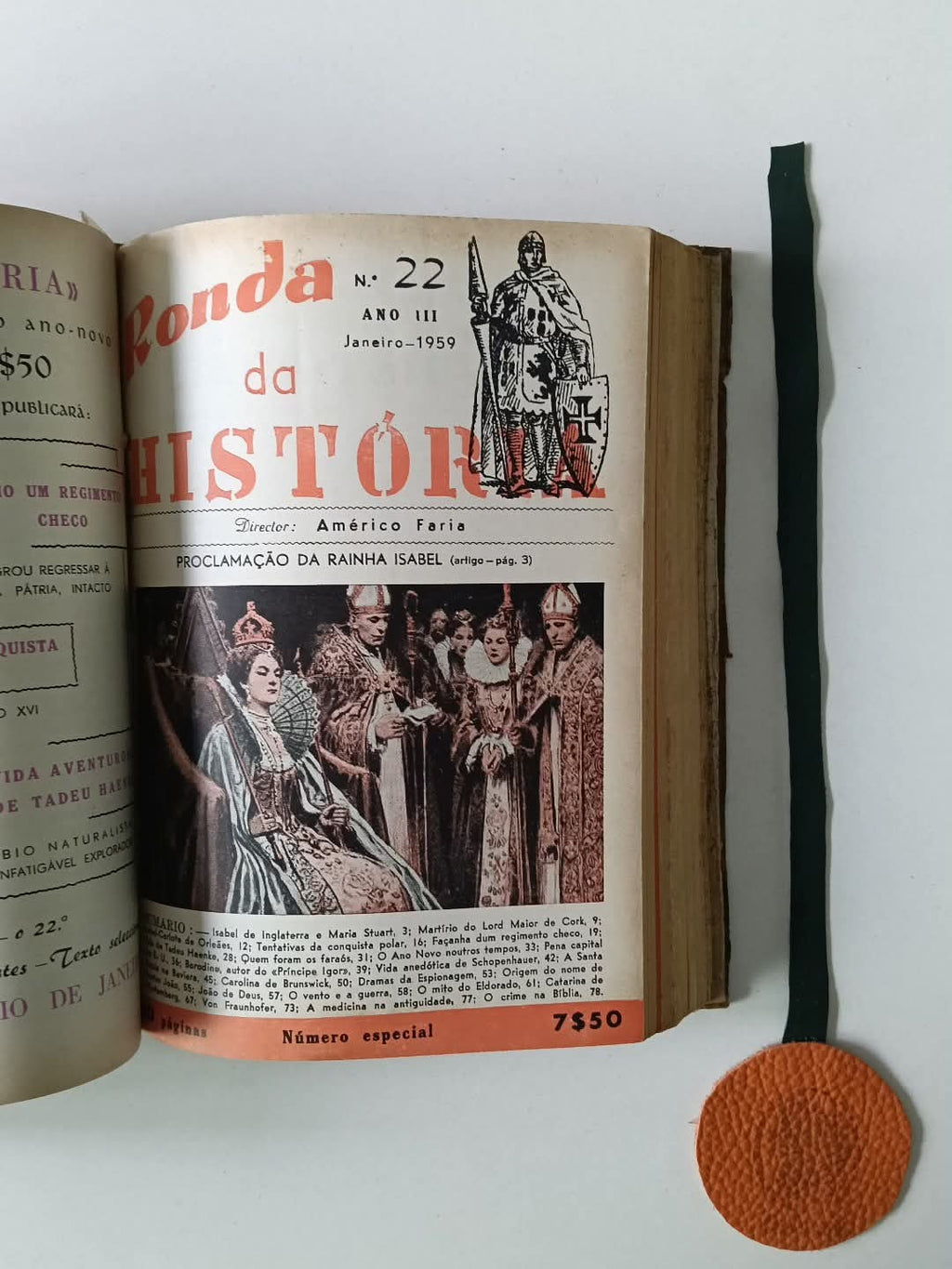 FARIA (Américo). - RONDA DA HISTÓRIA Nº 15 ao 28