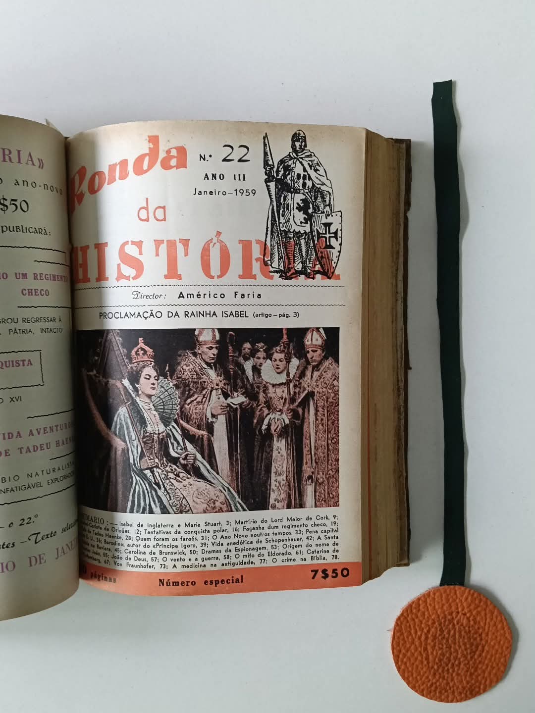 FARIA (Américo). - RONDA DA HISTÓRIA Nº 15 ao 28