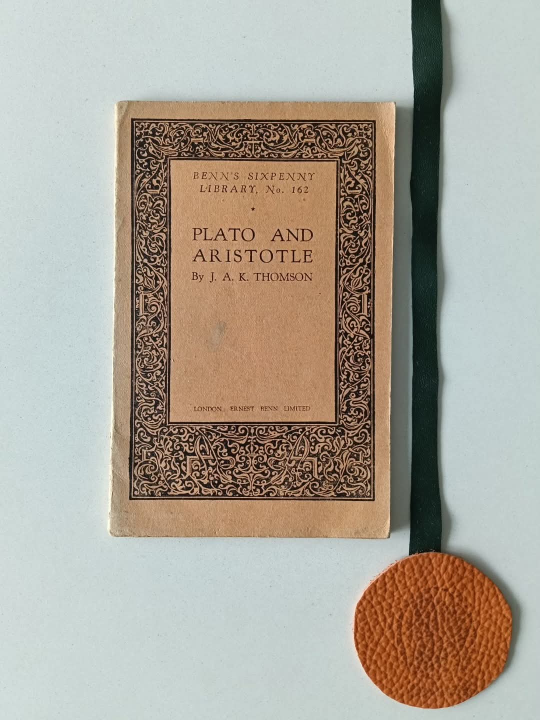 THOMSON (J. A. K.). - PLATO AND ARISTOTLE