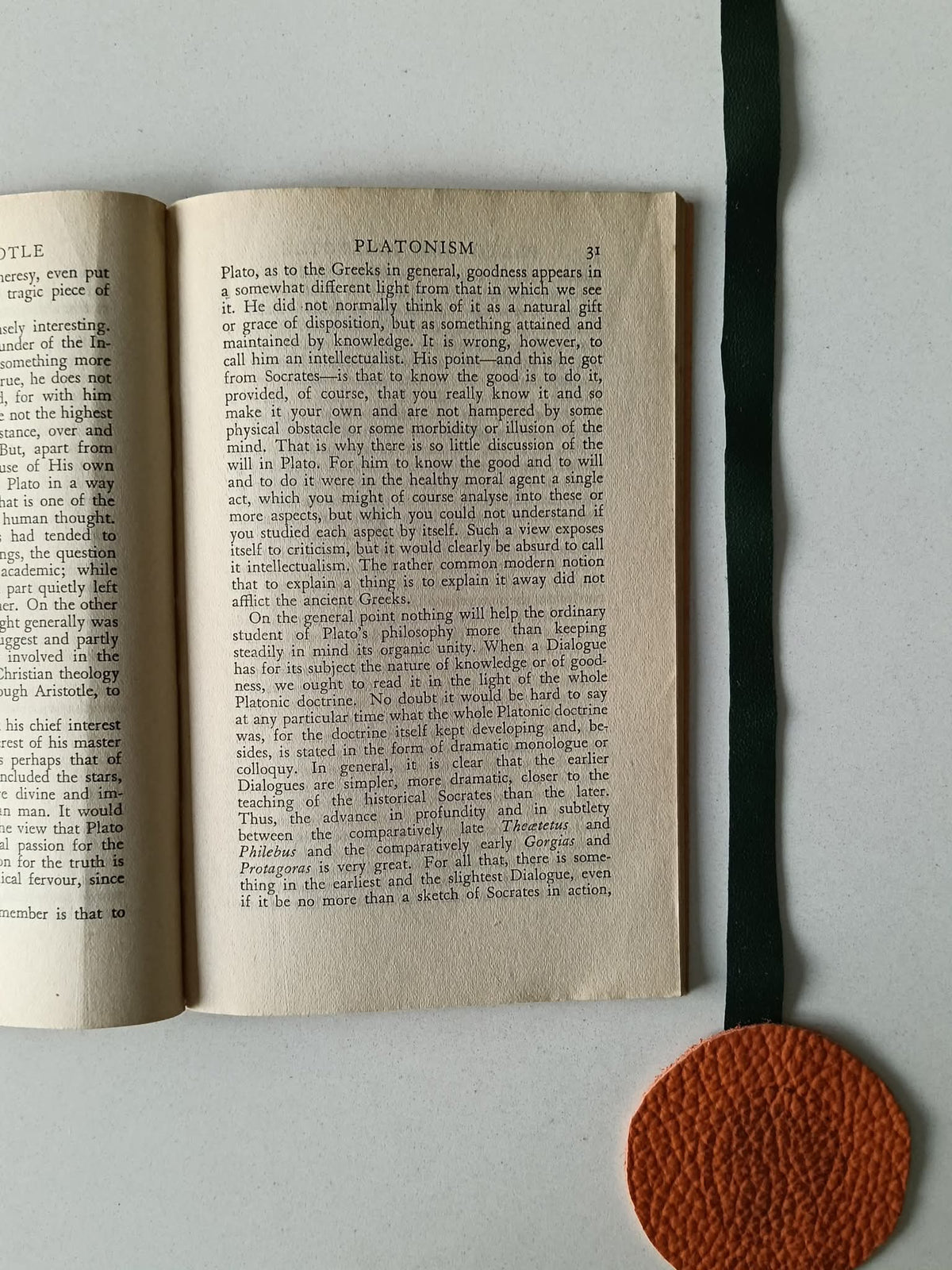THOMSON (J. A. K.). - PLATO AND ARISTOTLE