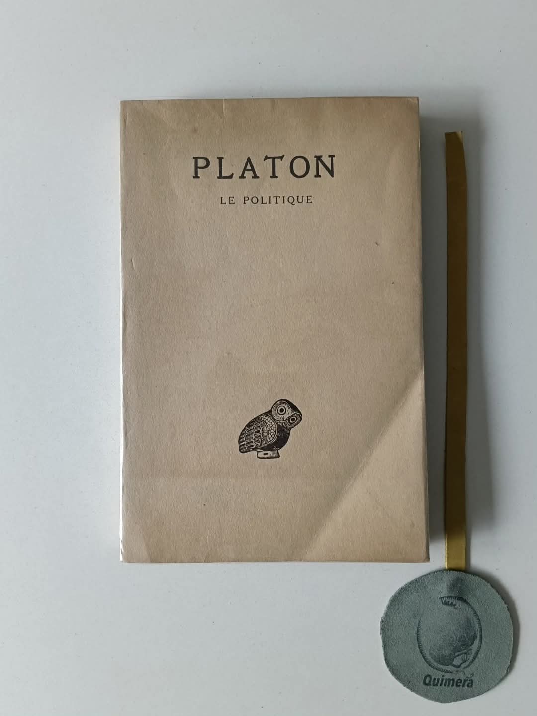PLATON . - OEUVRES COMPLÈTES - Tome IX - 1re partie - Le Politique