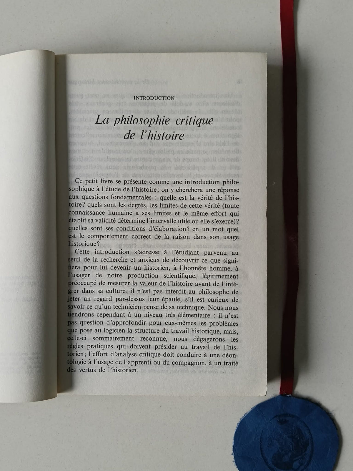 MARROU (Henri-Irénée). - DE LA CONNAISSANCE HISTORIQUE