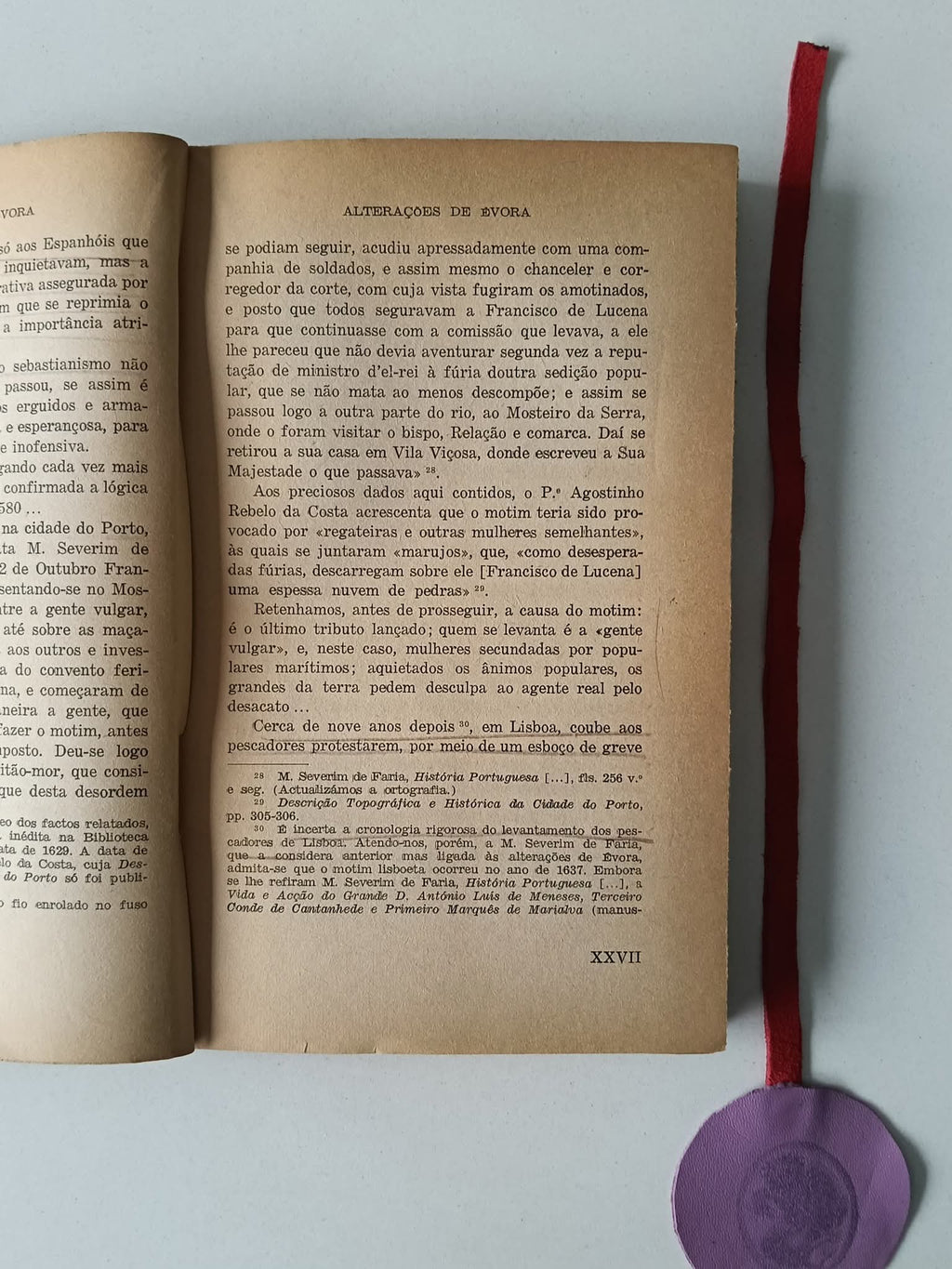 MELO (D. Francisco Manuel de). - ALTERAÇÕES DE ÉVORA 1637