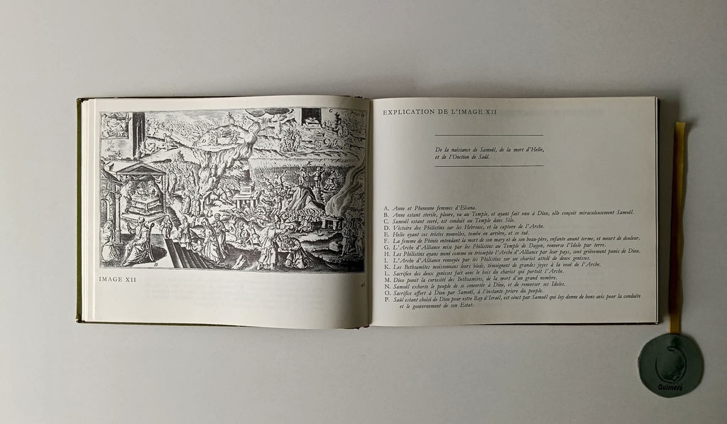 GIRARD (R. Père Antoine) e DARCHE (J.). - LA BIBLE, en 503 scènes gravées, 68 pointes sèches du XVIIe siècle. Dédiée à la Reyne Mère