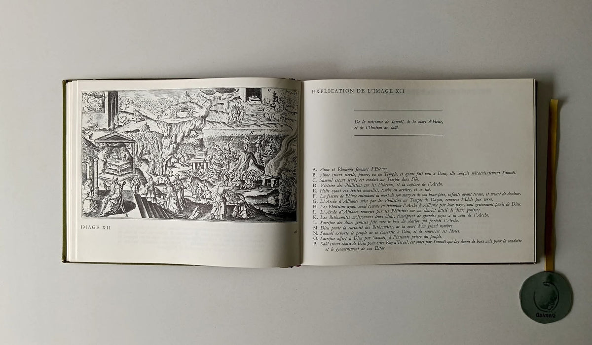 GIRARD (R. Père Antoine) e DARCHE (J.). - LA BIBLE, en 503 scènes gravées, 68 pointes sèches du XVIIe siècle. Dédiée à la Reyne Mère