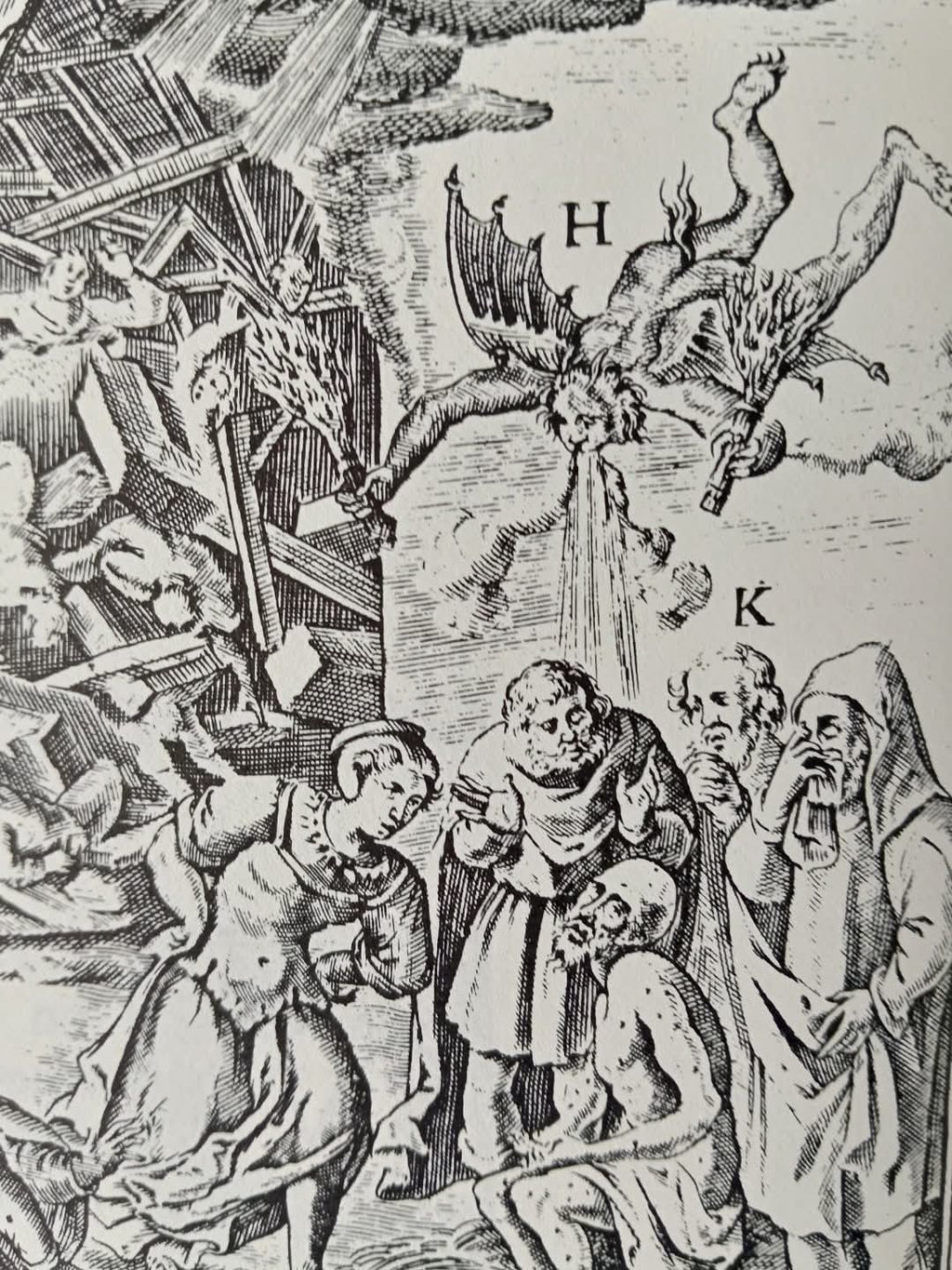 GIRARD (R. Père Antoine) e DARCHE (J.). - LA BIBLE, en 503 scènes gravées, 68 pointes sèches du XVIIe siècle. Dédiée à la Reyne Mère