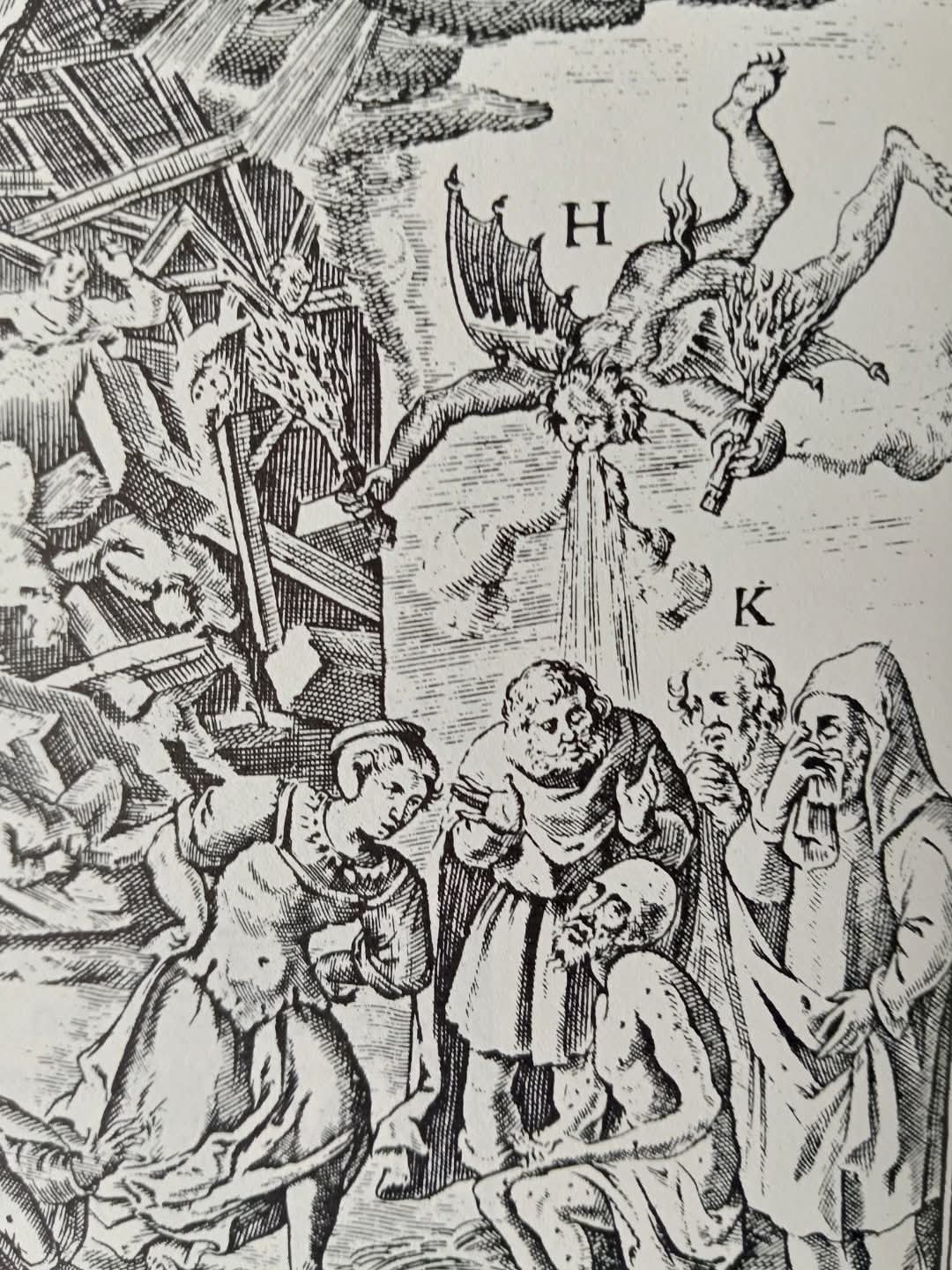 GIRARD (R. Père Antoine) e DARCHE (J.). - LA BIBLE, en 503 scènes gravées, 68 pointes sèches du XVIIe siècle. Dédiée à la Reyne Mère