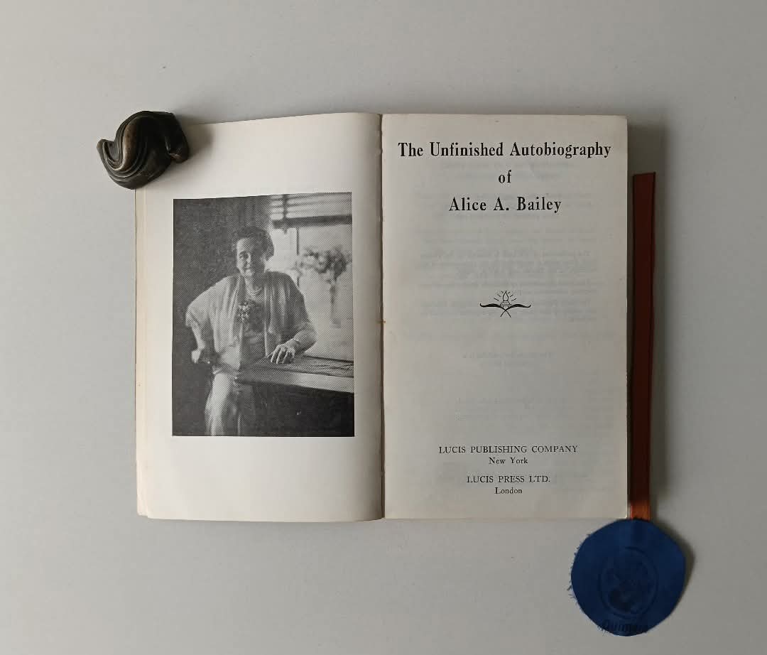 BAILEY (Alice A.). - THE UNFINISHED AUTOBIOGRAPHY