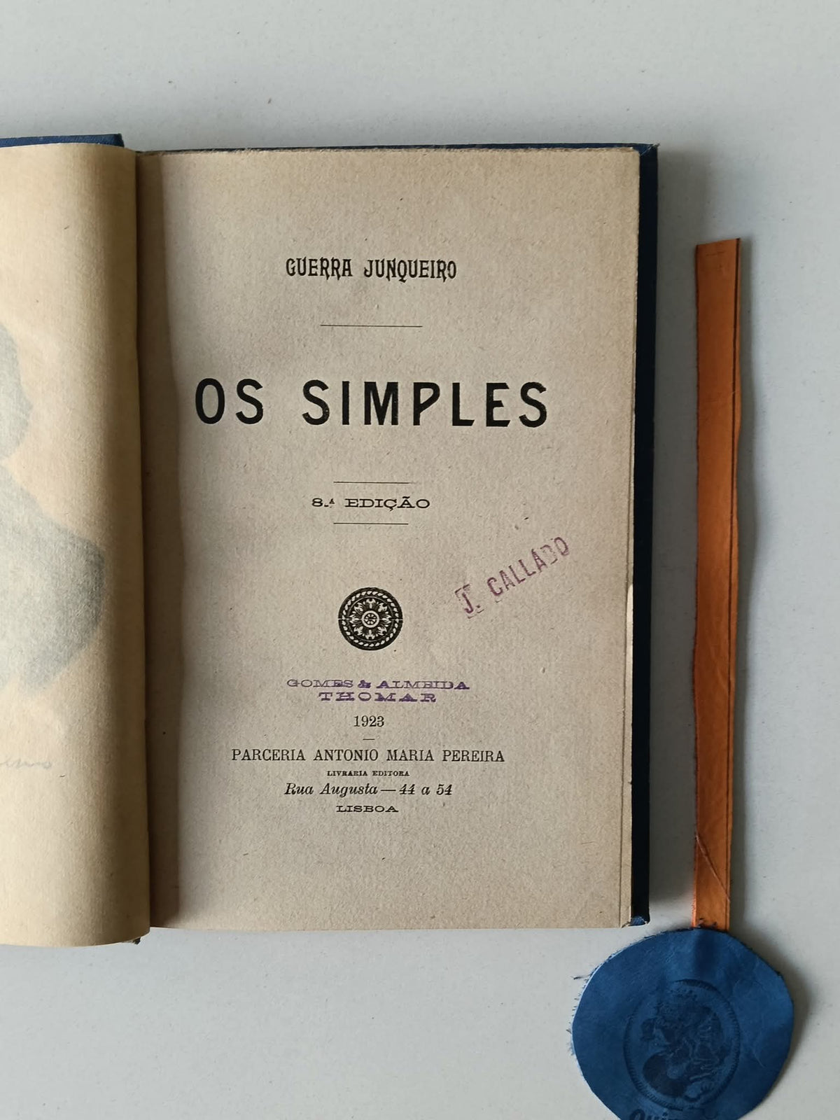 JUNQUEIRO (Guerra). - OS SIMPLES