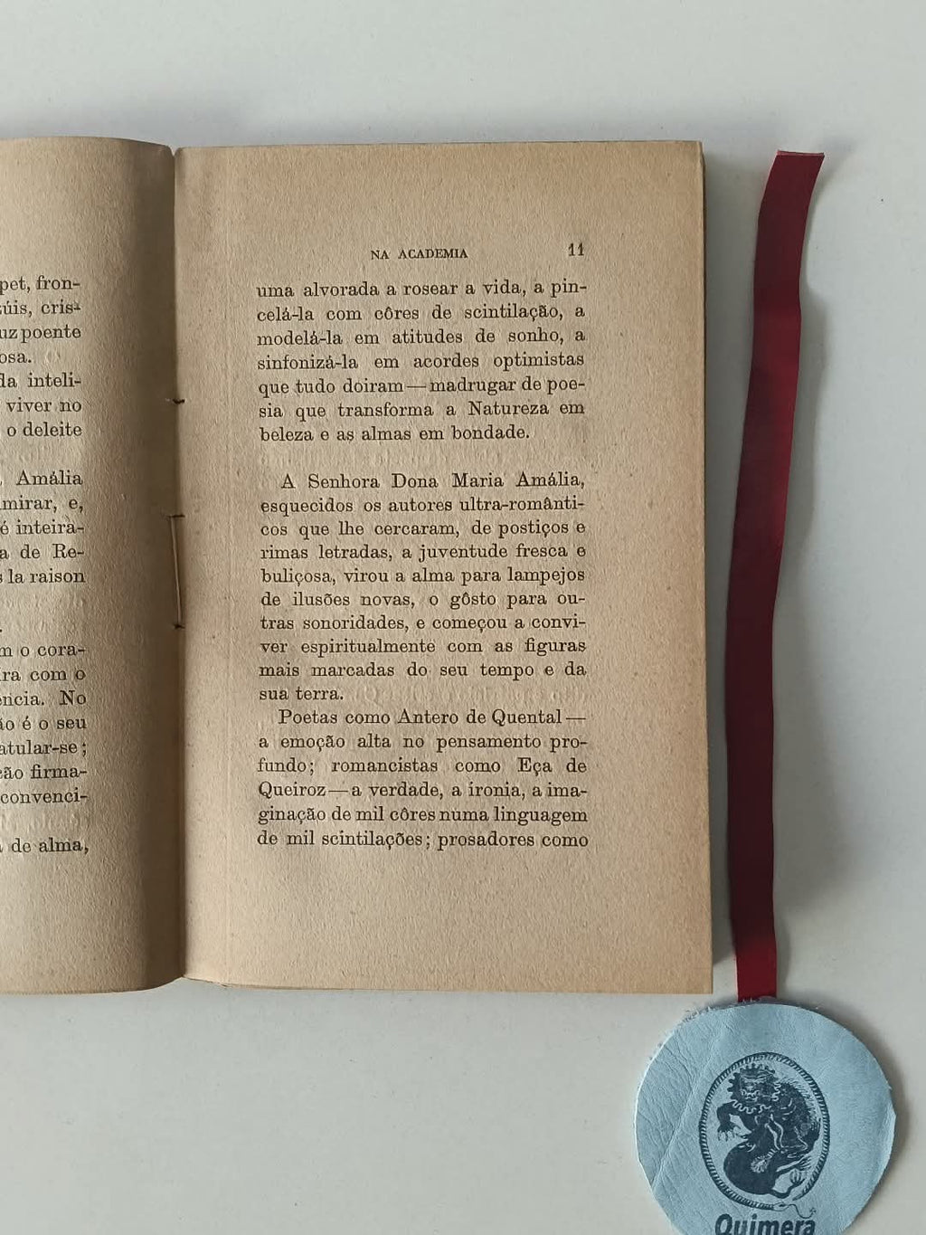 FIGUEIREDO (Antero de). - MARIA AMÁLIA VAZ DE CARVALHO: Discurso Pronunciado na Sessão Solene Realizada na Academia de Sciências de Lisboa, na Noite de 17 de Março de 1918