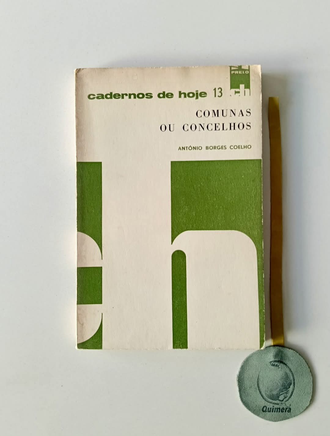 COELHO (António Borges). - COMUNAS OU CONCELHOS