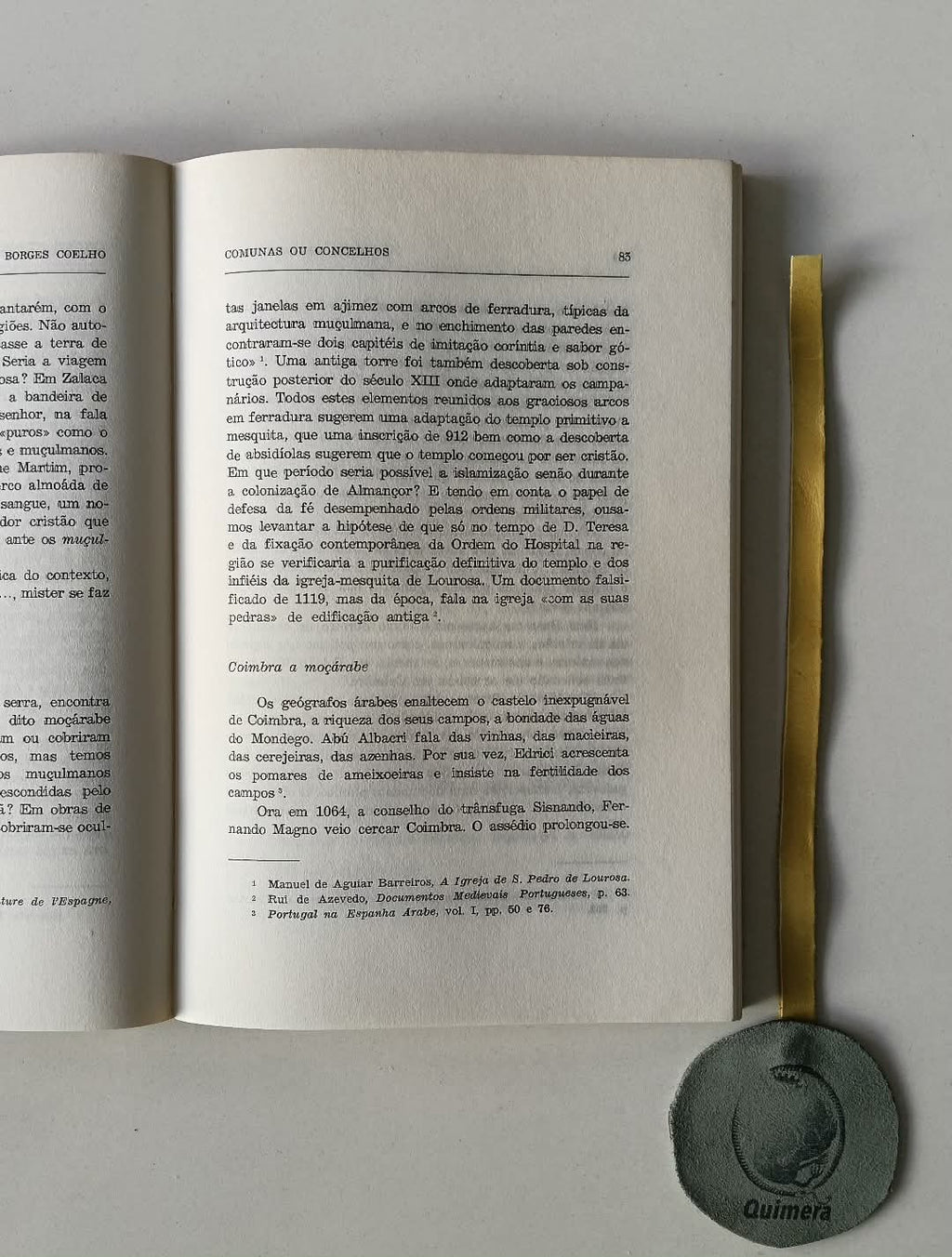 COELHO (António Borges). - COMUNAS OU CONCELHOS