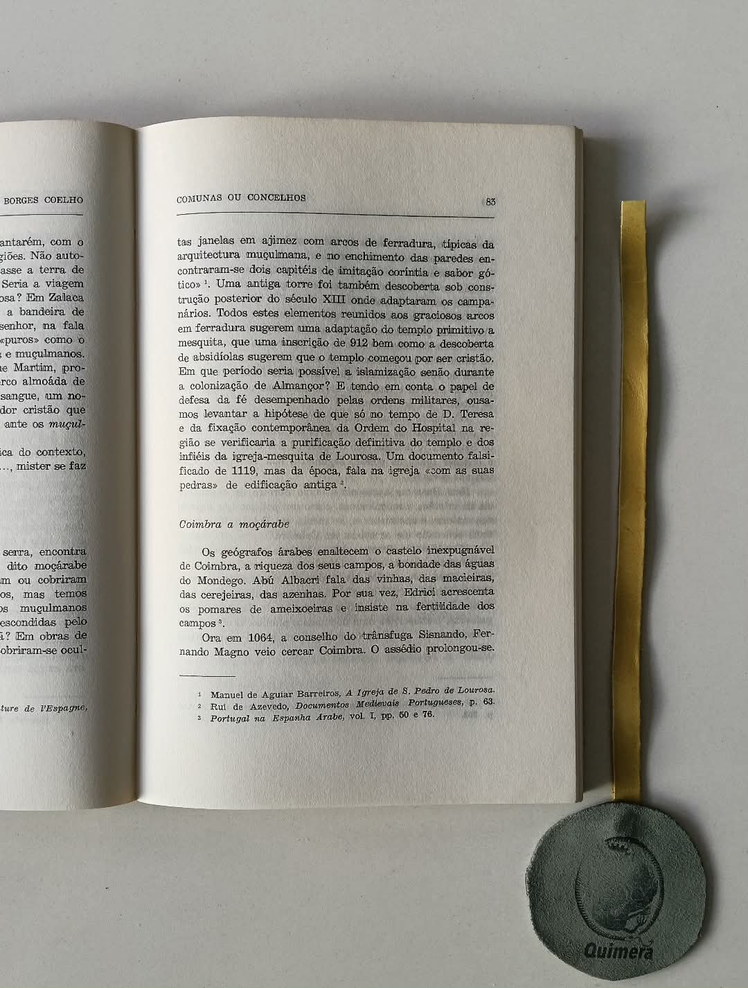 COELHO (António Borges). - COMUNAS OU CONCELHOS