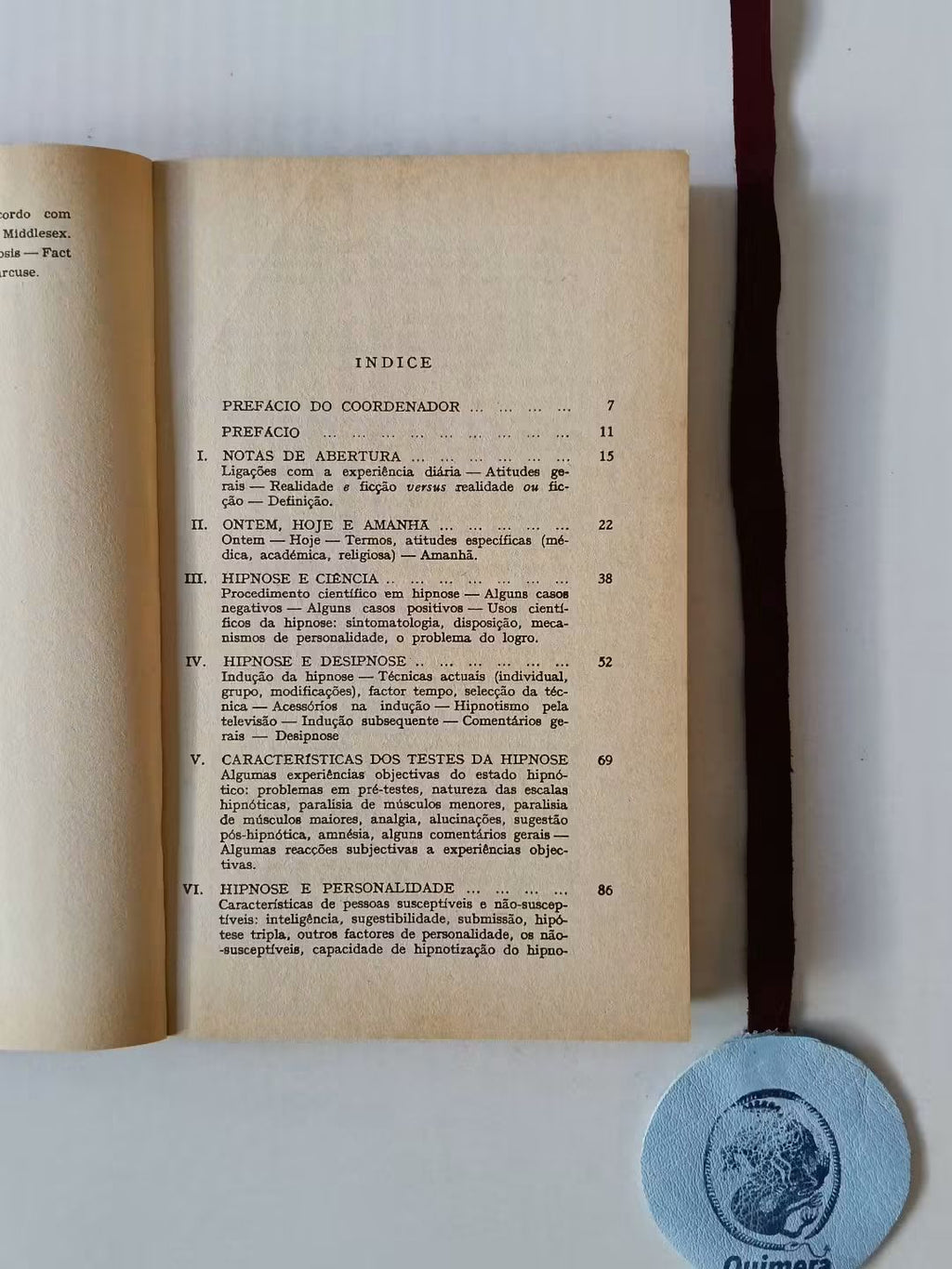 MARCUSE (F. L.). - O HIPNOTISMO, Realidade e Ficção: Análise e discussão da teoria e técnica da hipnose