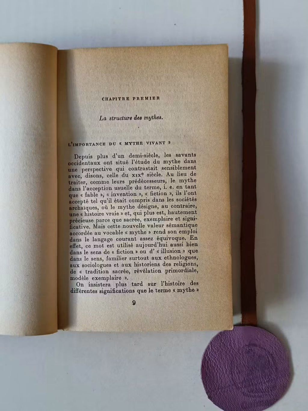 ELIADE (Mircea). - ASPECTS DU MYTHE