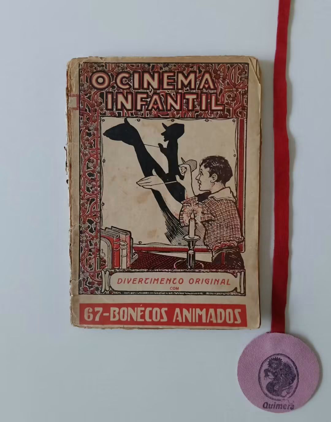 MACHADO (A. Victor). - CINEMA INFANTIL OU BONECOS ANIMADOS, Contendo 67 desenhos de bonecos a projectar, dois filmes cómicos e uma comédia em um acto