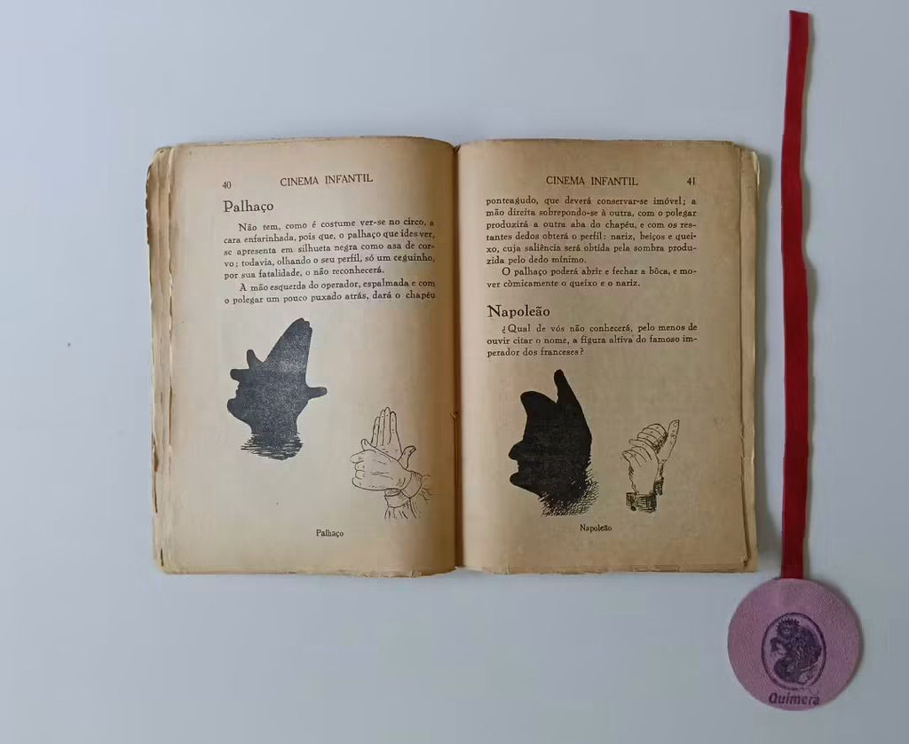 MACHADO (A. Victor). - CINEMA INFANTIL OU BONECOS ANIMADOS, Contendo 67 desenhos de bonecos a projectar, dois filmes cómicos e uma comédia em um acto