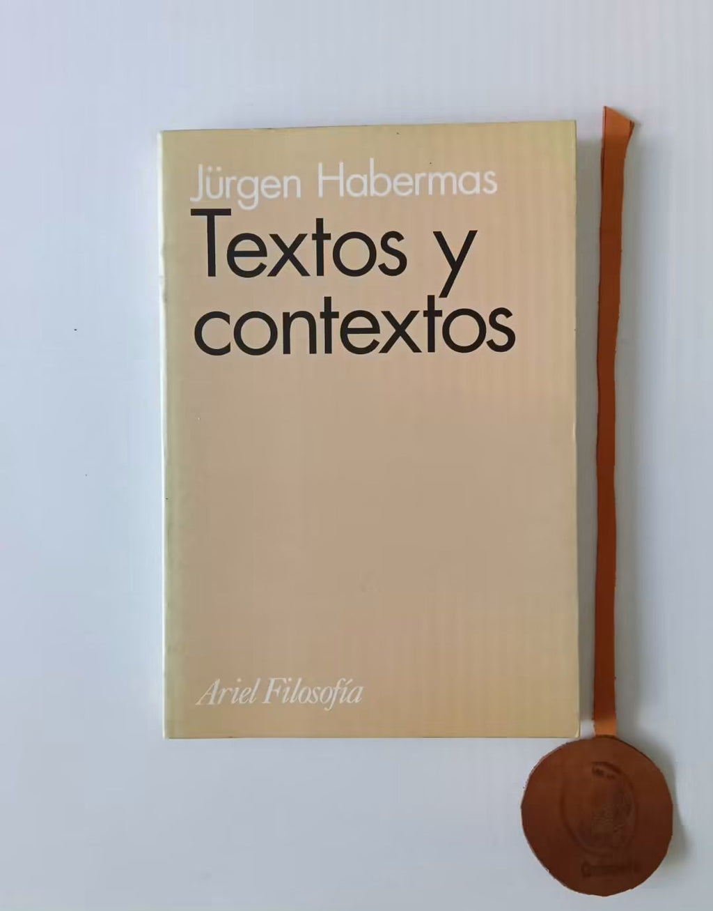 HABERMAS (Jürgen). - TEXTOS Y CONTEXTOS