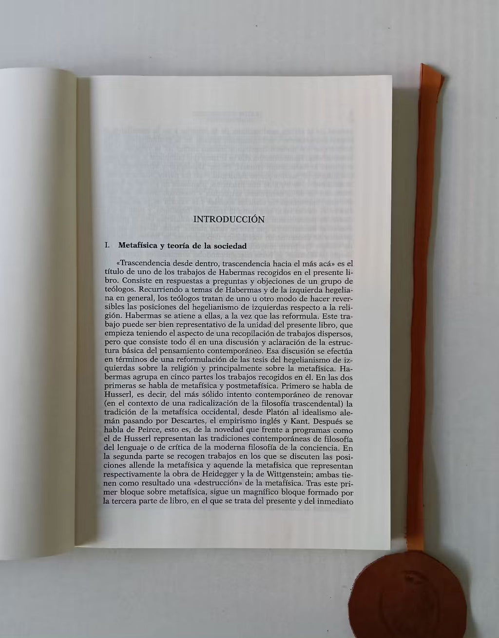HABERMAS (Jürgen). - TEXTOS Y CONTEXTOS