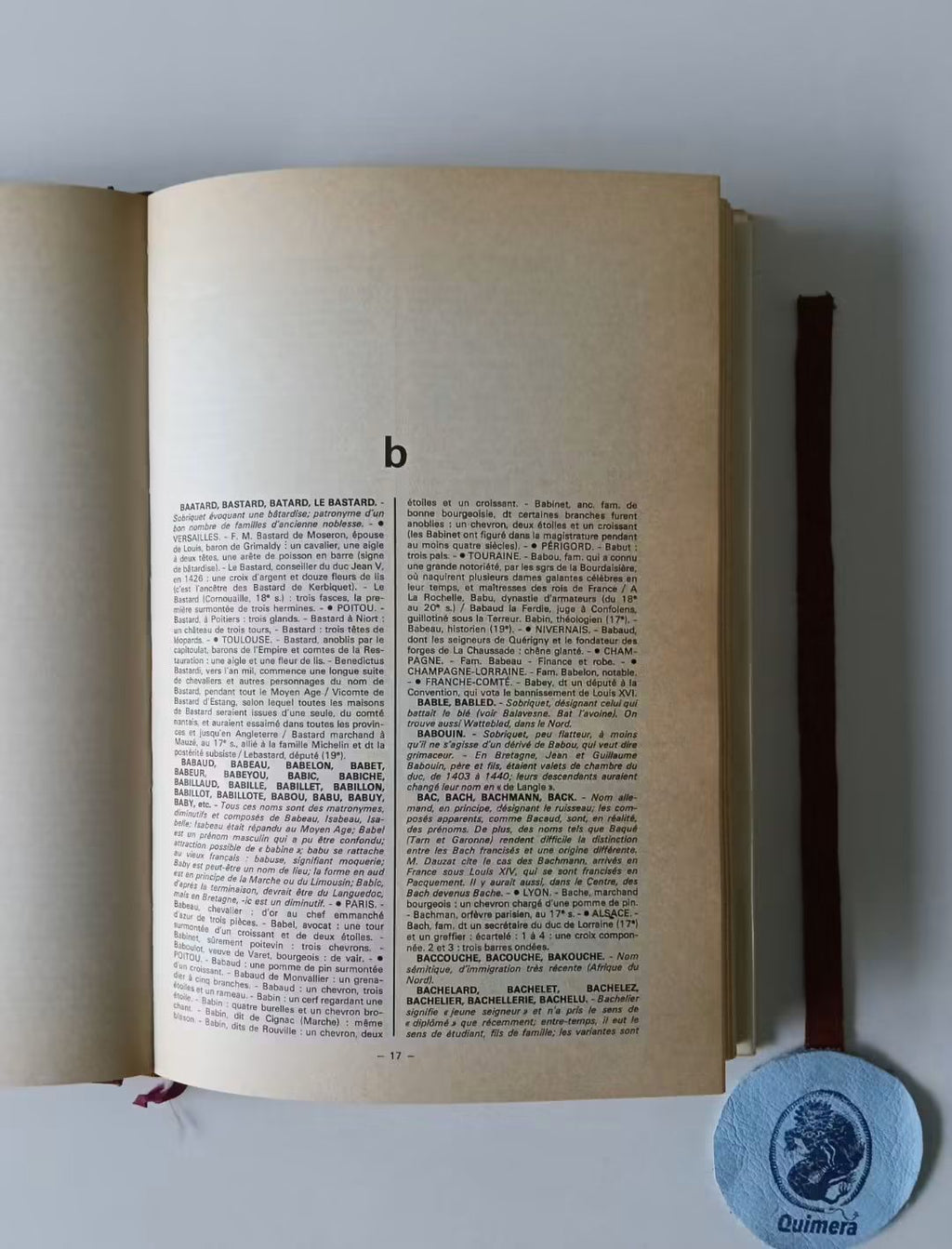 BLANCHE (Pierre). - DICTIONNAIRE ET ARMORIAL DES NOMS DE FAMILLE FRANCE