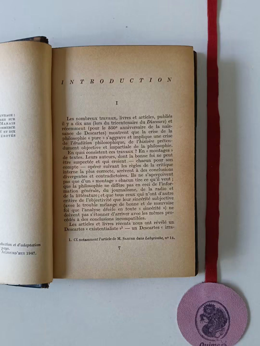 LEFEBVRE (Henri). - DESCARTES