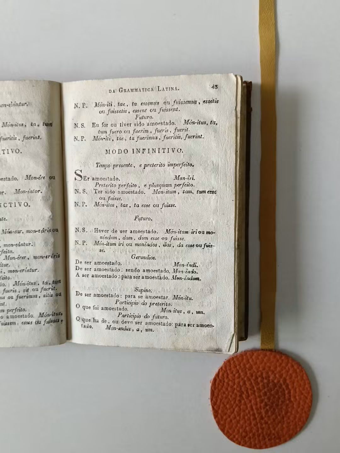 PEREIRA (P. Antonio). - NOVO METHODO DA GRAMMATICA LATINA, reduzido a compendio