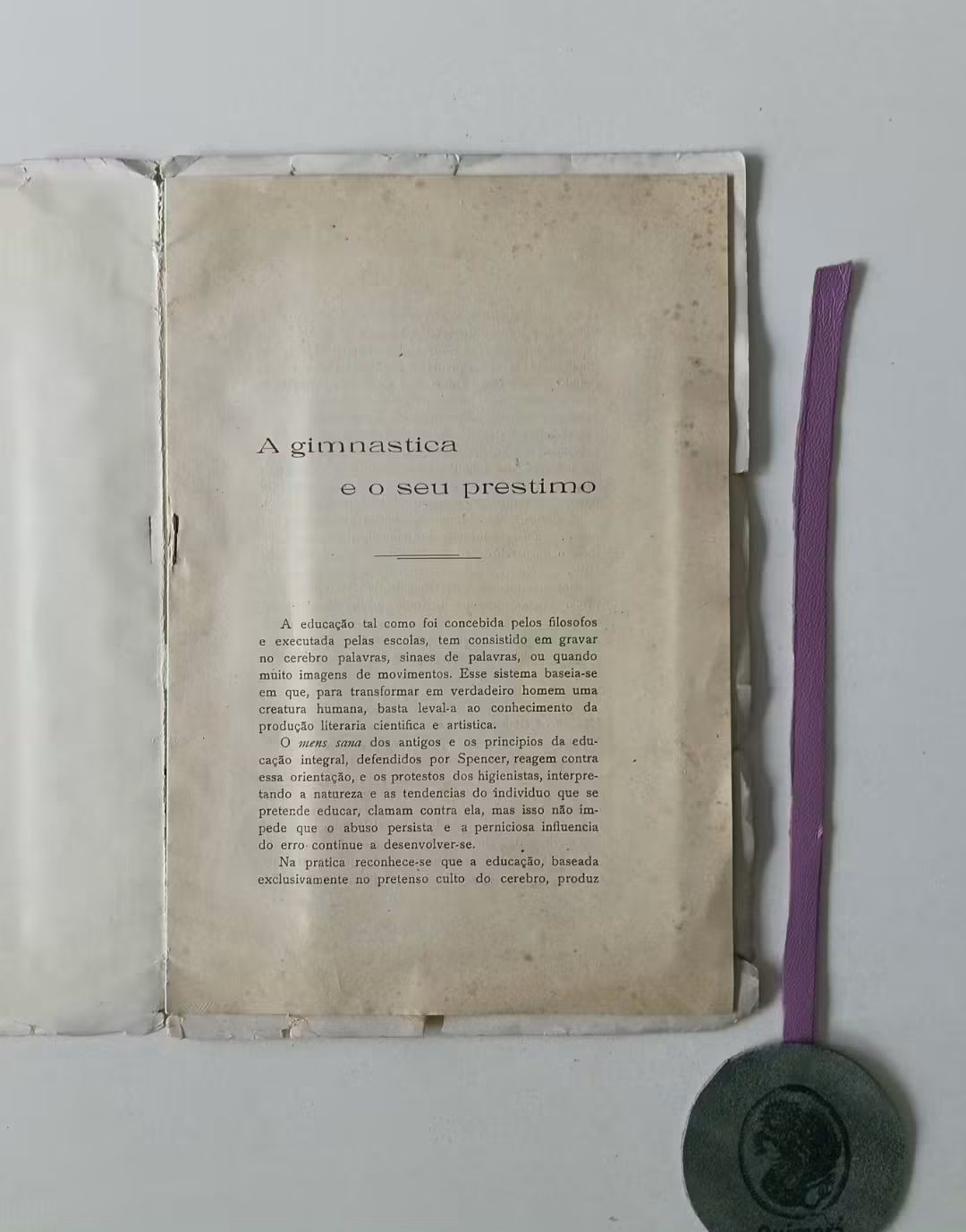 GONÇALVES (Carlos D'Almeida). - GYMNASTICA DE QUARTO - Plastica e hygienica, para homens, senhoras e creanças