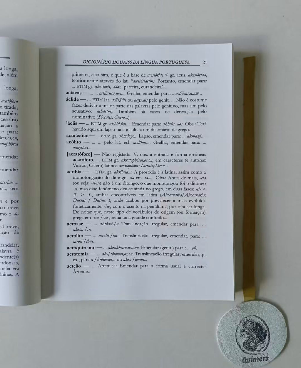 MAGUEIJO (Custódio). - OPERA MINORA VI - Sparsa I: Notas ao Dicionário Houaíss da Língua Portuguesa