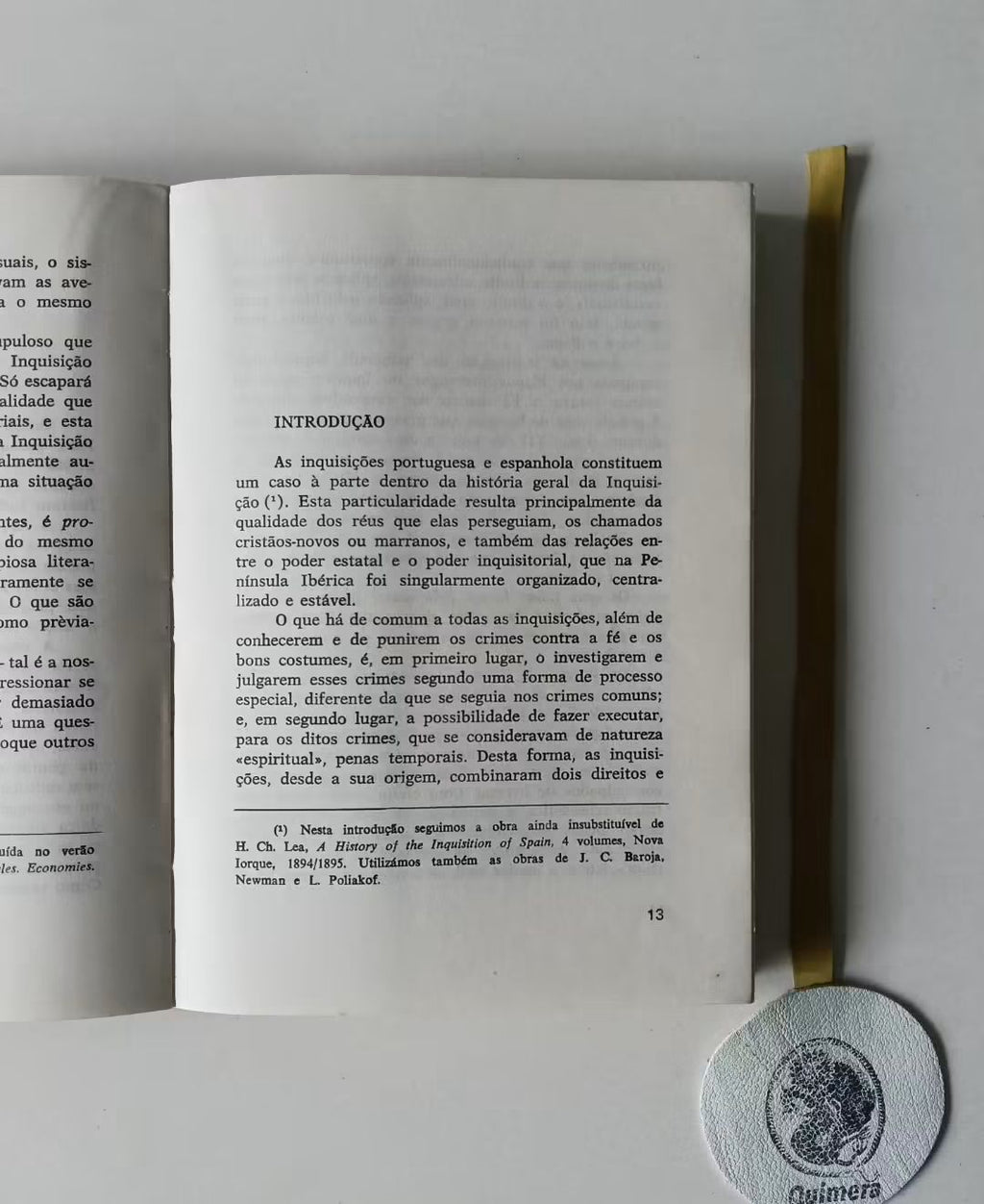 SARAIVA (António José). - INQUISIÇÃO E CRISTÃOS-NOVOS