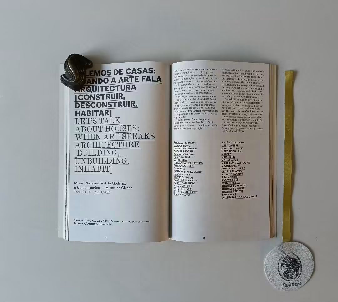 MATEUS (José). - TRIENAL DE ARQUITECTURA DE LISBOA 2010 - Falemos de Casas
